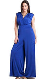 Women's Plus Size Casual Summer Wide Leg Jumpsuit Nyteez