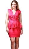 Plus Size Viva Magenta Party Dress