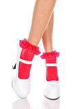 Women's Retro Bobbie Socks Anklet Music Legs