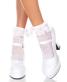 Women's Retro Bobbie Socks Anklet Music Legs