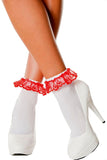 Women's Retro Bobbie Socks Anklet Music Legs