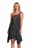 Elan Black Crochet Inset Cover-Up Dress