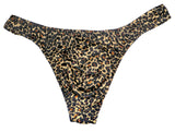 Men's Leopard Print Thong Underwear