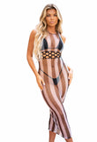 Black Fishnet Dress and bikini set