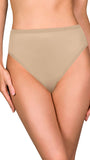 Shadowline Panty High Cut Leg Nylon Brief Women's Underwear 17842