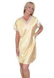 Gold Satin Nightgown