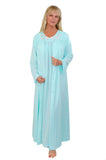 Shadowline Long Nightgown set Seafoam