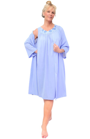 Shadowline nightgown and robe set