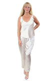 Shadowline Pajamas Silky Satin Sleeveless Lounge Set